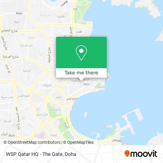 WSP Qatar HQ - The Gate map