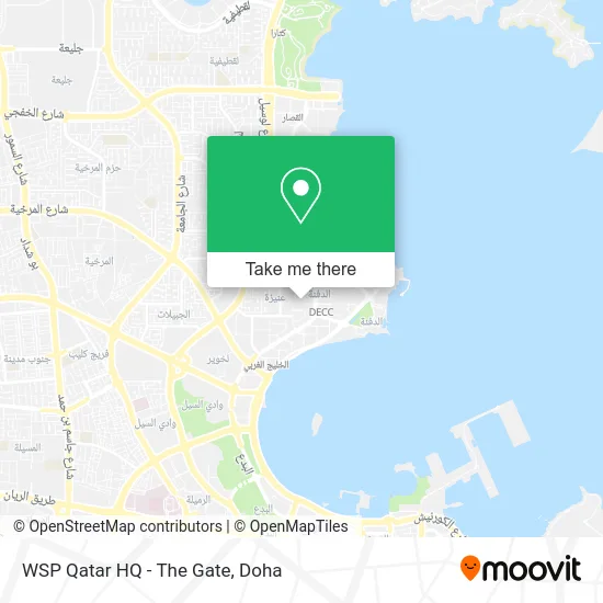 WSP Qatar HQ - The Gate map