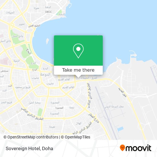 Sovereign Hotel map
