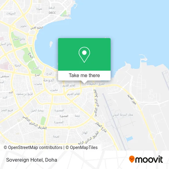 Sovereign Hotel map