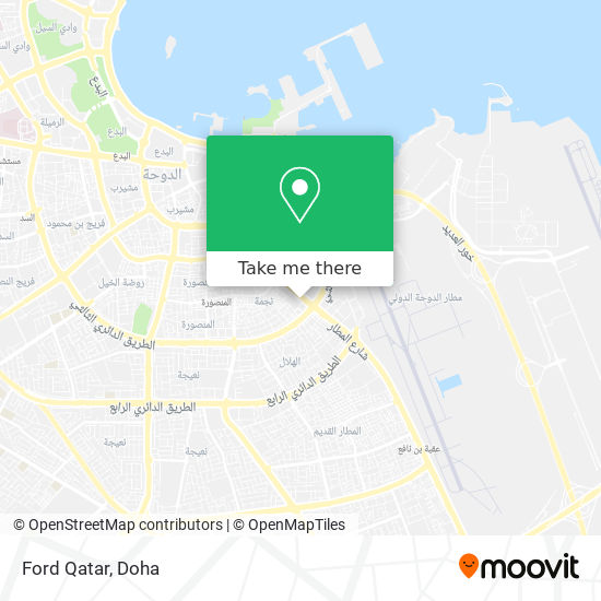 Ford Qatar map