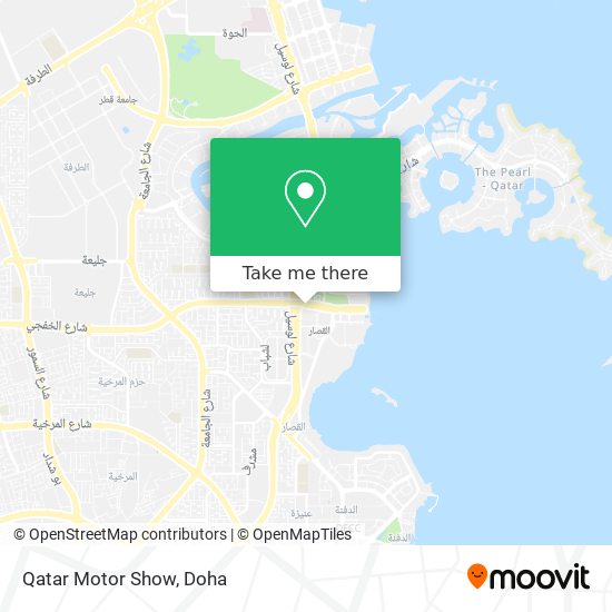 Qatar Motor Show map