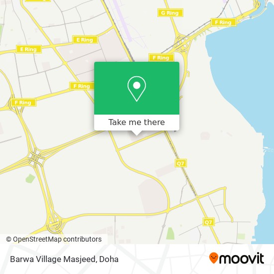Barwa Village Masjeed map