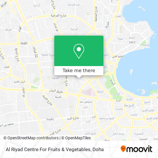 Al Riyad Centre For Fruits & Vegetables map