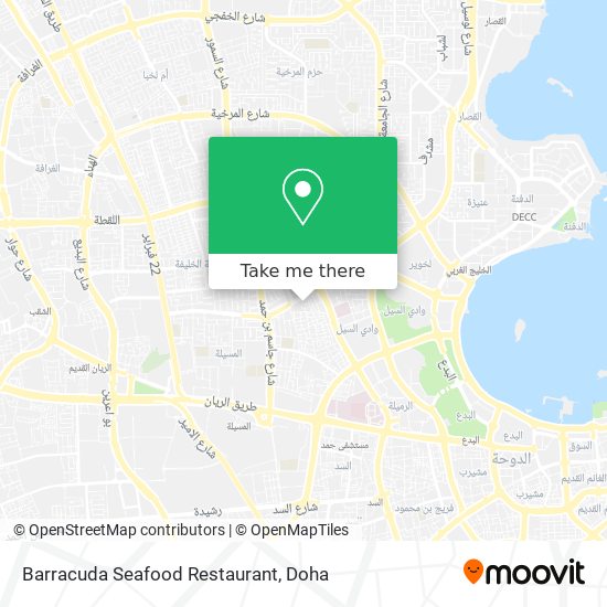 Barracuda Seafood Restaurant map