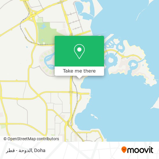 الدوحة - قطر map