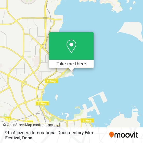 9th Aljazeera International Documentary Film Festival map