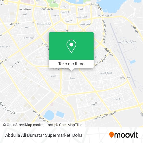 Abdulla Ali Bumatar Supermarket map