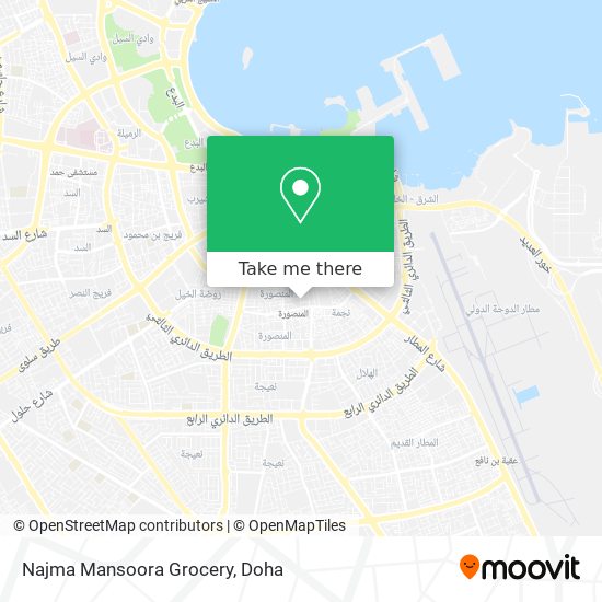 Najma Mansoora Grocery map