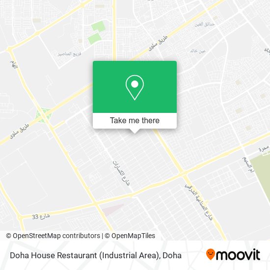 Doha House Restaurant (Industrial Area) map