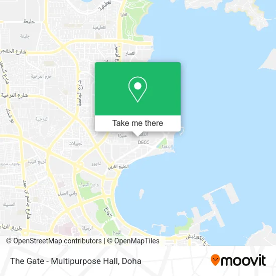 The Gate - Multipurpose Hall map