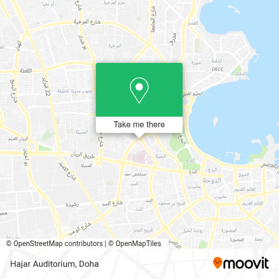 Hajar Auditorium map