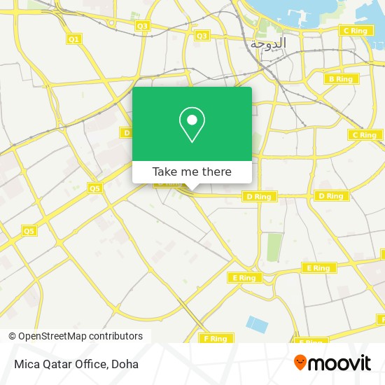 Mica Qatar Office map