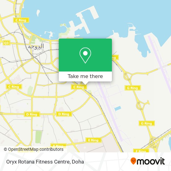 Oryx Rotana Fitness Centre map