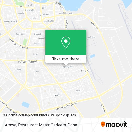 Amwaj Restaurant Matar Qadeem map
