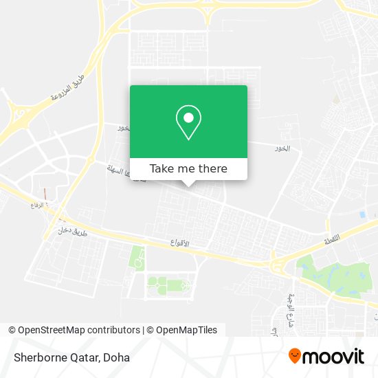 Sherborne Qatar map