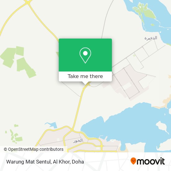 Warung Mat Sentul, Al Khor map