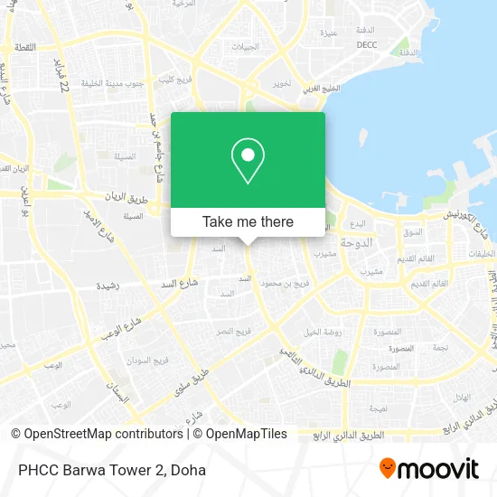 PHCC Barwa Tower 2 map