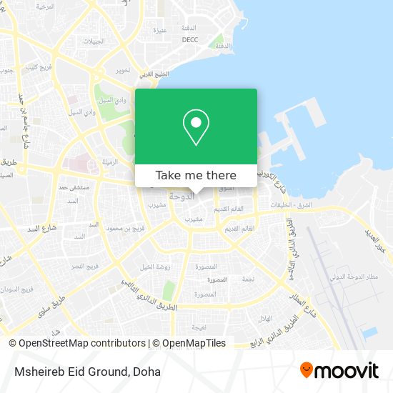 Msheireb Eid Ground map