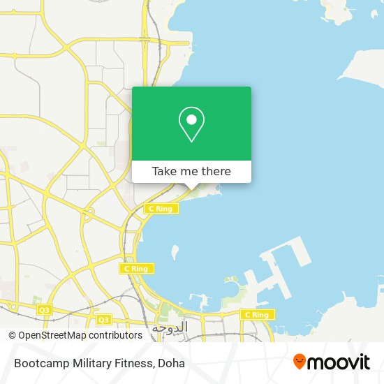 Bootcamp Military Fitness map