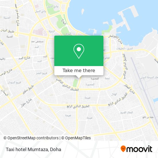 Taxi hotel Mumtaza map