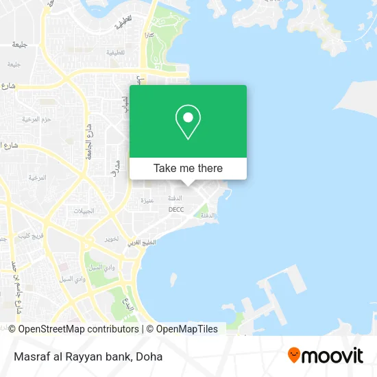 Masraf al Rayyan bank map