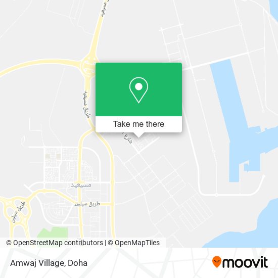 Amwaj Village map