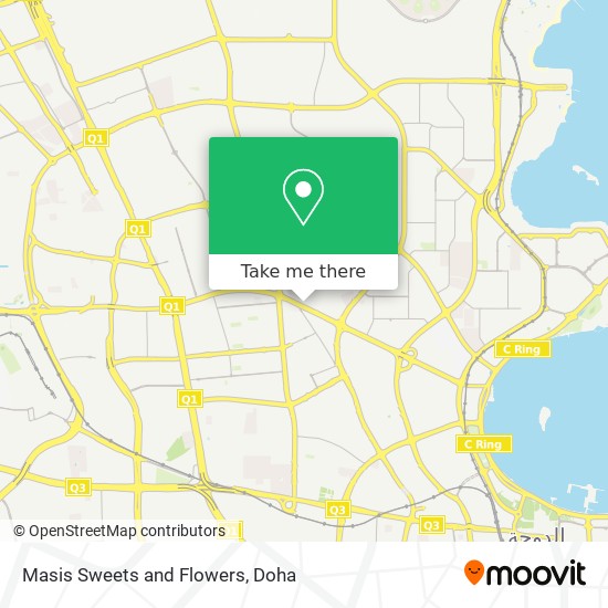 Masis Sweets and Flowers map