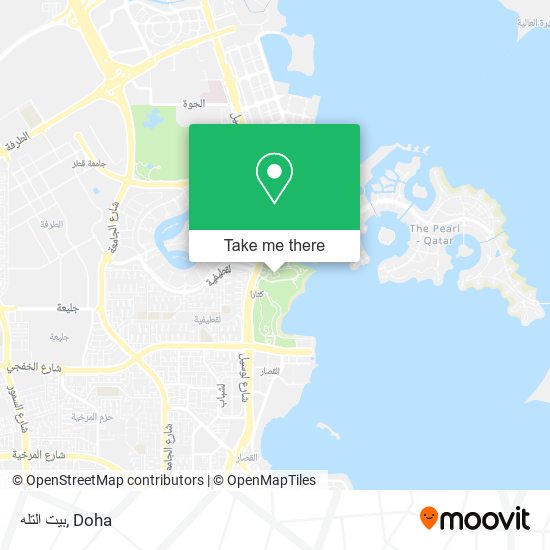 بيت التله map