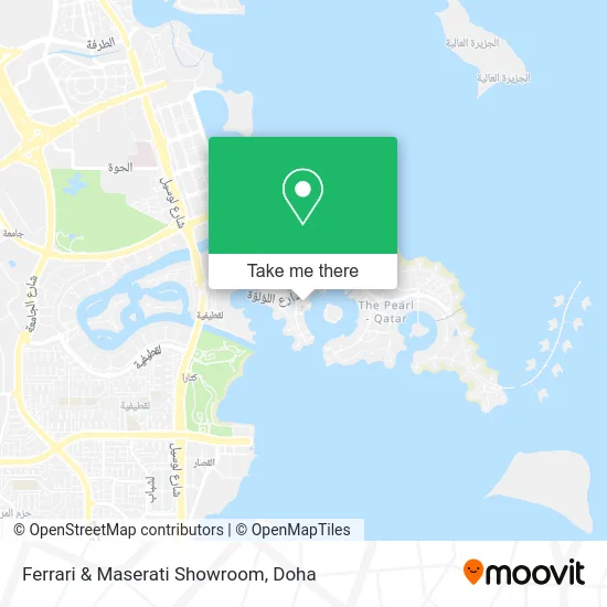 Ferrari & Maserati Showroom map