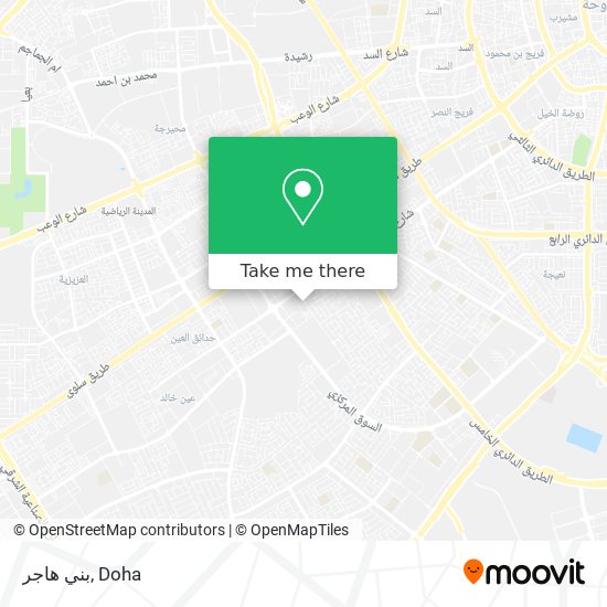 بني هاجر map