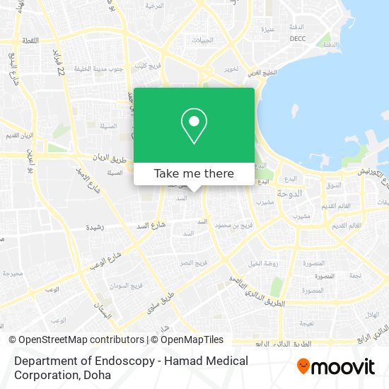 Department of Endoscopy - Hamad Medical Corporation map
