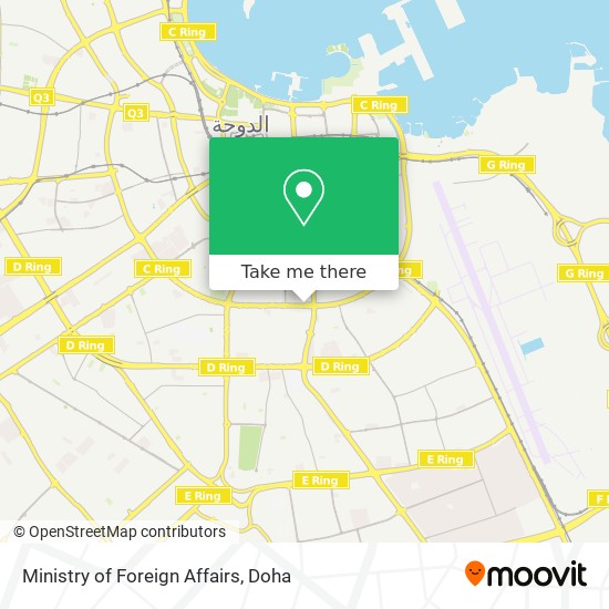 Ministry of Foreign Affairs map