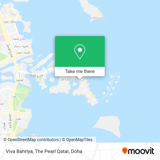 Viva Bahriya, The Pearl Qatar map