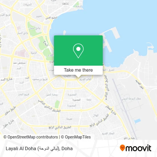 Layali Al Doha (ليالي الدوحة) map