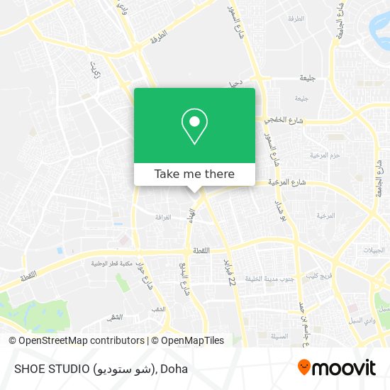 SHOE STUDIO (شو ستوديو) map