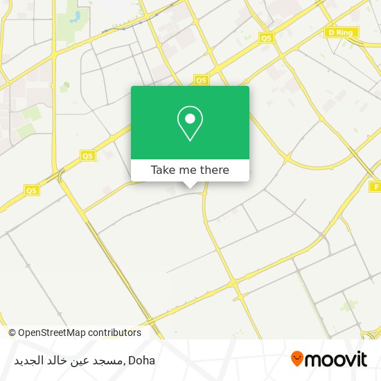مسجد عين خالد الجديد map