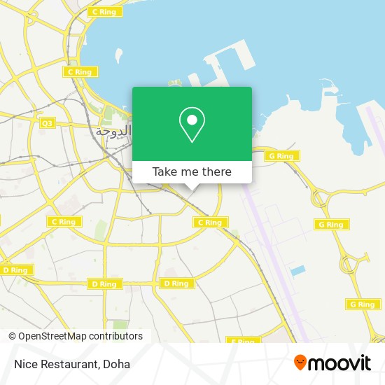 Nice Restaurant map