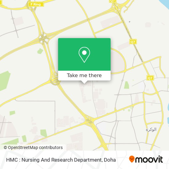 HMC : Nursing And Research Department map