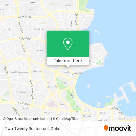 Two Twenty Restaurant map