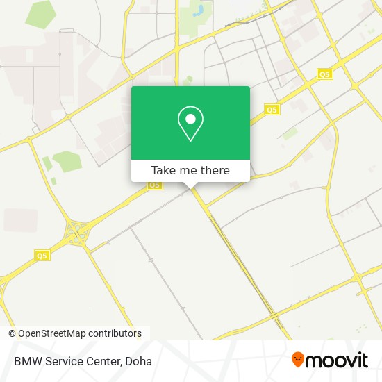BMW Service Center map