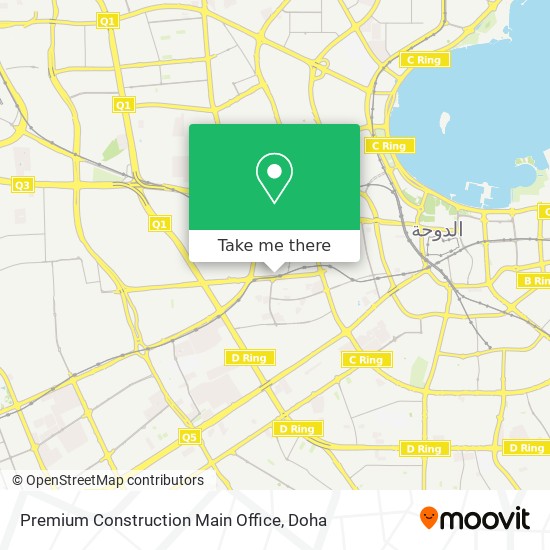 Premium Construction Main Office map