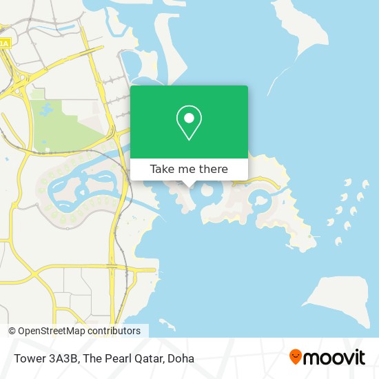 Tower 3A3B, The Pearl Qatar map
