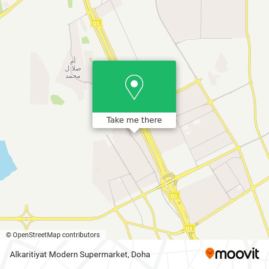 Alkaritiyat Modern Supermarket map