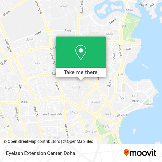 Eyelash Extension Center map
