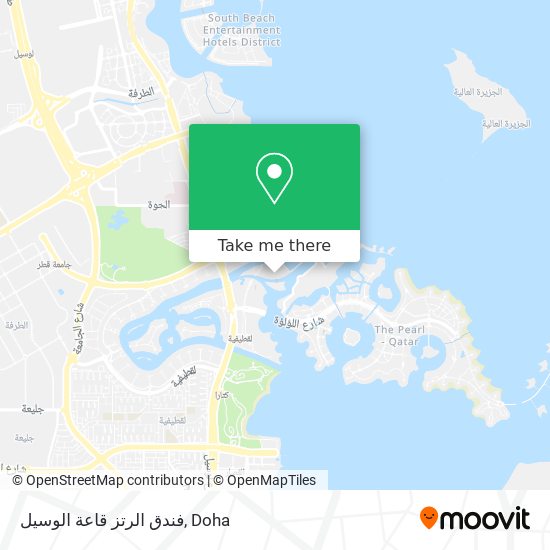 فندق الرتز قاعة الوسيل map