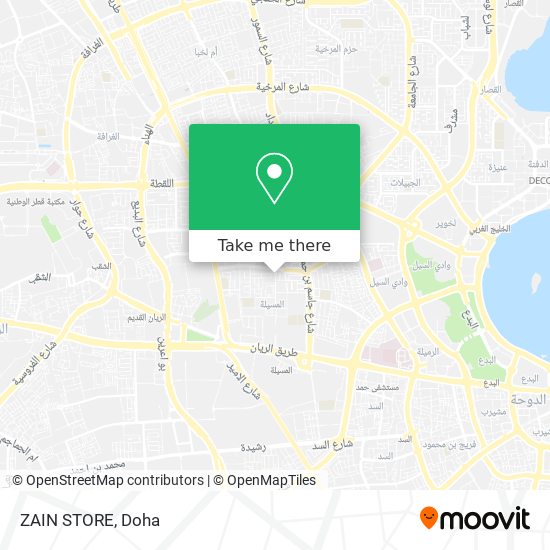 ZAIN STORE map