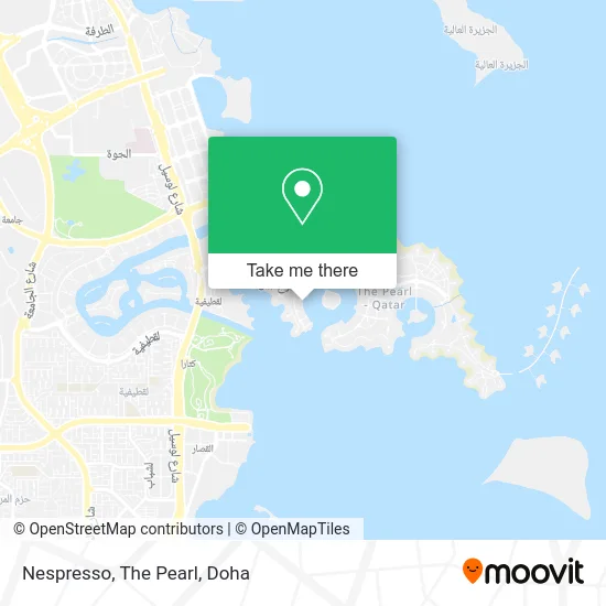 Nespresso, The Pearl map