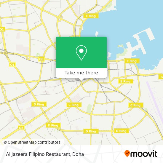 Al jazeera Filipino Restaurant map
