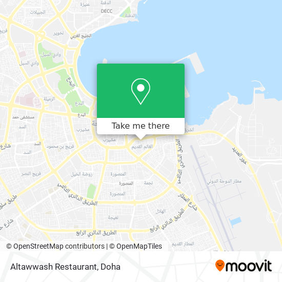 Altawwash Restaurant map